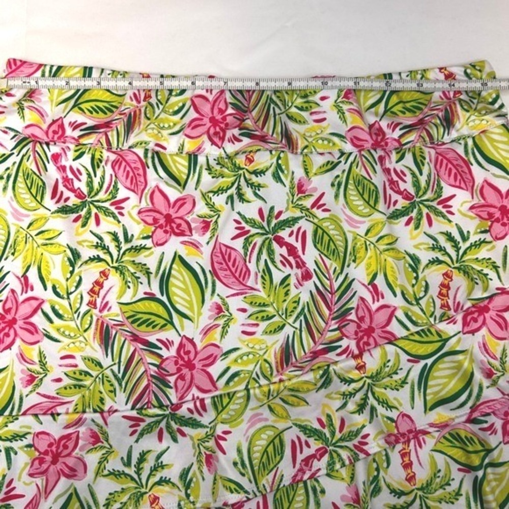 Emerald 18 Womens Tropical Floral Print Long Sleeve Golf Tennis Skirt Set L - Picture 4 of 8